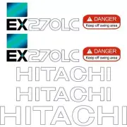 Decal Sticker Set Hitachi EX270-5 LC Digger Excavator Decal Set