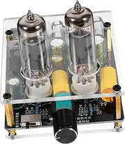 Tube Preamp HiFi Valve Amplifier for Turntable Lightweight Portable Design Enhances Audio Sound System Clean Distortion Sound Suitable for DIY Projects and Home Theater