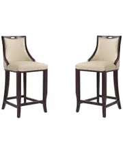Manhattan Comfort Set of 2 Emperor Bar Stools