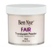 Ben Nye Fair Translucent makeup setting Powder 8 OZ JAR/250GM