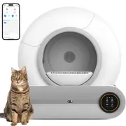 Advwin Automatic Smart Cat Litter Box Self Cleaning 65+9L Large Capacity Odor-Removal WiFi APP Control