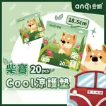 【安期ANQI】【台灣全國公證檢驗合格】柴寶COOL涼 衛生棉 | 護墊型185MM