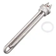 12V 500W Immersion Heater Submersible Water Heater Element Stainless Steel He...