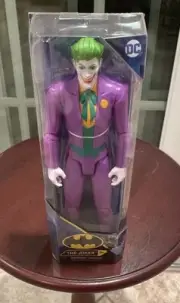 DC Comics Batman, The Joker 12in Action Figure By Spin Master NEW Factory Sealed