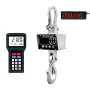 Outdoor Safe Stainless Steel 10,000 lb Crane Scale Digital Display 3" Scoreboard