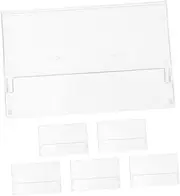 Generic 6 Pack Cassette Tape Storage Box Window High Cassette Tape Cases for Retro