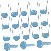 BEBEMOKO 200pcs Handmade Metal Craft Brads Solid Color Mini Brads for Scrapbooking Craft Projects Safe Material for Greeting Cards and Photo Albums