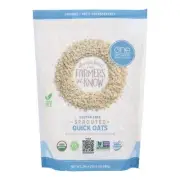 One Degree Organic Foods Organic Quick Oats - Sprouted - Case of 4 - 24 oz