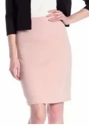 NWT Philosophy Ponte Pencil Skirt in Light Blush Size 4