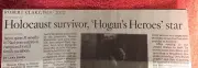 OBITUARY ROBERT CLARY 1926 - 2022 HOGAN'S HEROES STAR HOLOCAUST SURVIVOR