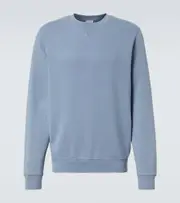 [Sunspel] Sunspel Cotton loopback sweatshirt AU 90 blue