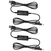 5V to 12V Converter USB to 5.5X2.1Mm DC Barrel Plug Supply Cable Power Boost Vol