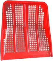 Perfk Garden Sifting Spade Gardening Tool Agricultural Filter Practical Lightweight Multifunctional Sieve Spade Digger Sifter, Red