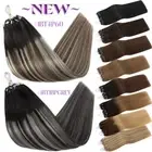 Micro Ring Hair Extensions Nano Beans Tip Line 100% Remy Human Hair 1g THICK AU