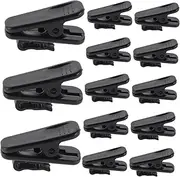Yardenfun 100Pcs Durable Plastic Headphone Cord Clips for Cable Management Compact Earphone Wire Holders for All Headphone Tidy and Organized for Music Lovers