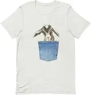 [Teegarb Letter Blanket] Funny Graphic Pocket Baby Goats Animal Men Women Goats Novelty Goats School 6