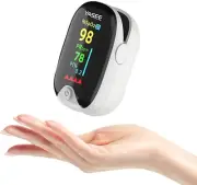 Finger Pulse Oximeter, Blood Oxygen Monitor Pulse Rate Monitor with Color Scree