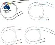 8PCS Violin Strings Full Set (G-D-A-E) Steel Core Compatible with Sizes 1/2, 1/4