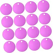 TEHAUX 25 Pcs Blank Tag Pet Tags Pet Tags DIY Pet Tag Pet Id Tag Jewelry Dog Tags Steel Colored Labels DIY Dog Id Tags Dog Id Hangings Bracelet Metal