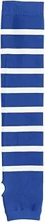 [SPORT-TEK] Striped Arm Socks. STA03 True Royal/ White S/M