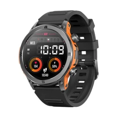 Men Outdoor Sports Smart Watch Amoled Screen Bluetooth Call Smartwatch IP67
