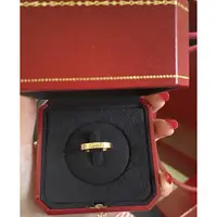 在飛比找蝦皮購物優惠-cartier 正品 49圈口 18k金