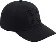 West Coast Choppers Logo Roundbill Snapback Cap, black for Men One Size