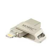 Metal USB Flash Drive cle usb OTG Pen Drive 64gb Usb2.0 Flash Disk for iPhone X/8 Plus/8/7 Plus USB Memory Stick