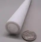 PTFE Teflon Straight Tube 7/8" OD x 5/8" ID x 1/8" Wall x 3 Foot Length