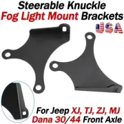 Steerable Knuckle Fog Light Mounts for Jeep XJ, TJ, ZJ, MJ - Dana 30/44 - 1 pair