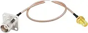 1PCS TNC to SMA Cable RG316 50 Ohm Pigtai Extension Coaxial Connection Cable(TNC F PM to SMA F,6M)
