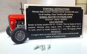 Massey Ferguson MF35 35 Tractor Starting Instructions Plate & Rivets 1959-1963