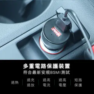 KINYO 耐嘉 雙USB孔車用充電座 CU-8070 雙USB孔 迷你輕巧 點菸器 車充 車用充電器 穩定充電