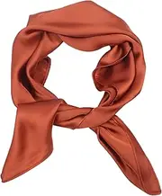 [CATIEBYE] Solid Color Silk Scarf Satin Scarf Neckerchief for Women Neck Scarves for Women Lightweight Sailor Scarf Head Scarf for Women Uk Pirate Head Scarf Western Costume Scarf Hair Scarf