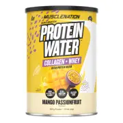 Muscle Nation Collagen + Whey Protein Water Powder Mango Passion 300 gm