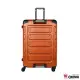 【CROWN 皇冠】新版 日本同步款 獨特箱面手把 30吋 行李箱 悍馬箱- 閃橘色