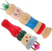 STOBOK Wooden Yarn Braiding Machine French Knitter Set Knitting Winder Toy for Boys and Girls DIY Crafting Kit Spools Random