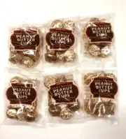 6x Trader Joe’s Dark Chocolate Peanut Butter Cups 3.5oz Bag each 01/2024 candy