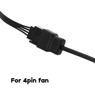 Dou 筆記本電腦風扇電源線 5V USB 轉 4Pin 3pin 電腦風扇電源線