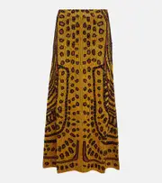 [Altuzarra] Altuzarra Snell high-rise maxi skirt AU 10 yellow