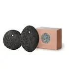 Natural Pumice Stone Set - Lava Foot Scrubber File, Round and Oval Shapes for...