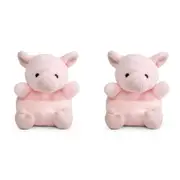 2PK Living Nature Snugglies Farm Stuffed Animal Soft Plush Toy 15cm Assorted 0y+