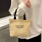 Canvas Mini Handbags Cartoon Storage Bags Cute Canvas Tote Bag Travel