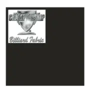 CHAMPIONSHIP COUTURE POOL TABLE CLOTH 7FT CHRISTIAN (CHARCOAL)