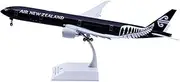 Pre-Built Model Aircraft 36CM 1/200 Aircraft Model Kit for Air New Zealand B777-300ER ZK-OKQ Flaps Large Scale Diecast Airplane Model Miniature Airplane Model