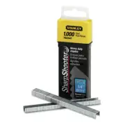 Stanley TRA704T SharpShooter Heavy-Duty Steel Tacker Staples (1000/Box) New