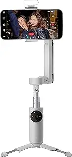 Insta360 Flow Creator Kit - AI-Powered Smartphone Stabilizer, Auto Tracking Phone Gimbal, 3-Axis Stabilization, Built-in Selfie Stick & Tripod, Portable & Foldable, YouTube TikTok Video Kit, Grey