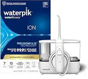 Waterpik ION Professional WF12 Rechargeable and Portable Cordless Water Flosser Teeth Cleaner - White