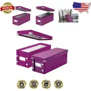 Berry CD Storage Box - Durable Disc Holder for Easy Music Organization, 2 Pack