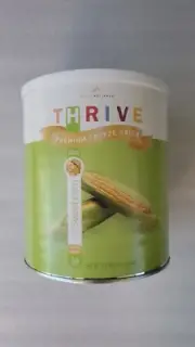 Thrive Life - Freeze Dried Sweet Corn Can - 46 Servings - Camping/Pantry